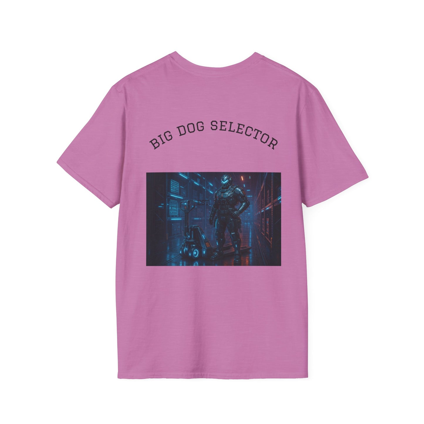 Big Dog Selector Unisex Softstyle T-Shirt, Graphic Tee, Casual Wear, Fun Gift, Streetwear, Everyday Outfit