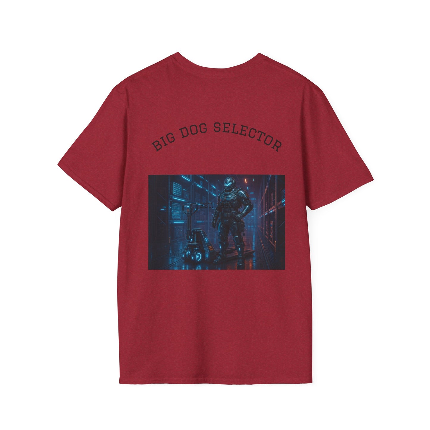Big Dog Selector Unisex Softstyle T-Shirt, Graphic Tee, Casual Wear, Fun Gift, Streetwear, Everyday Outfit