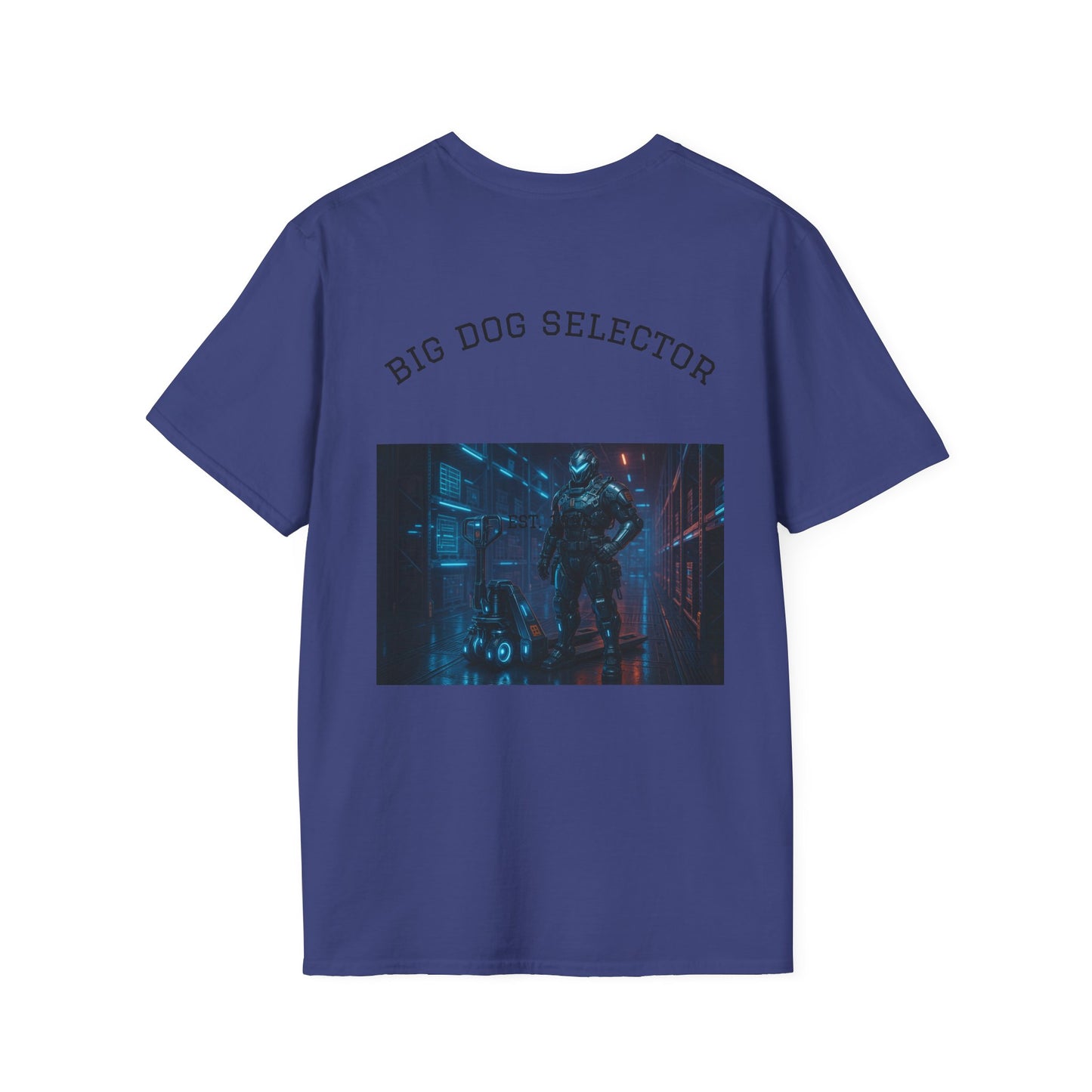 Big Dog Selector Unisex Softstyle T-Shirt, Graphic Tee, Casual Wear, Fun Gift, Streetwear, Everyday Outfit