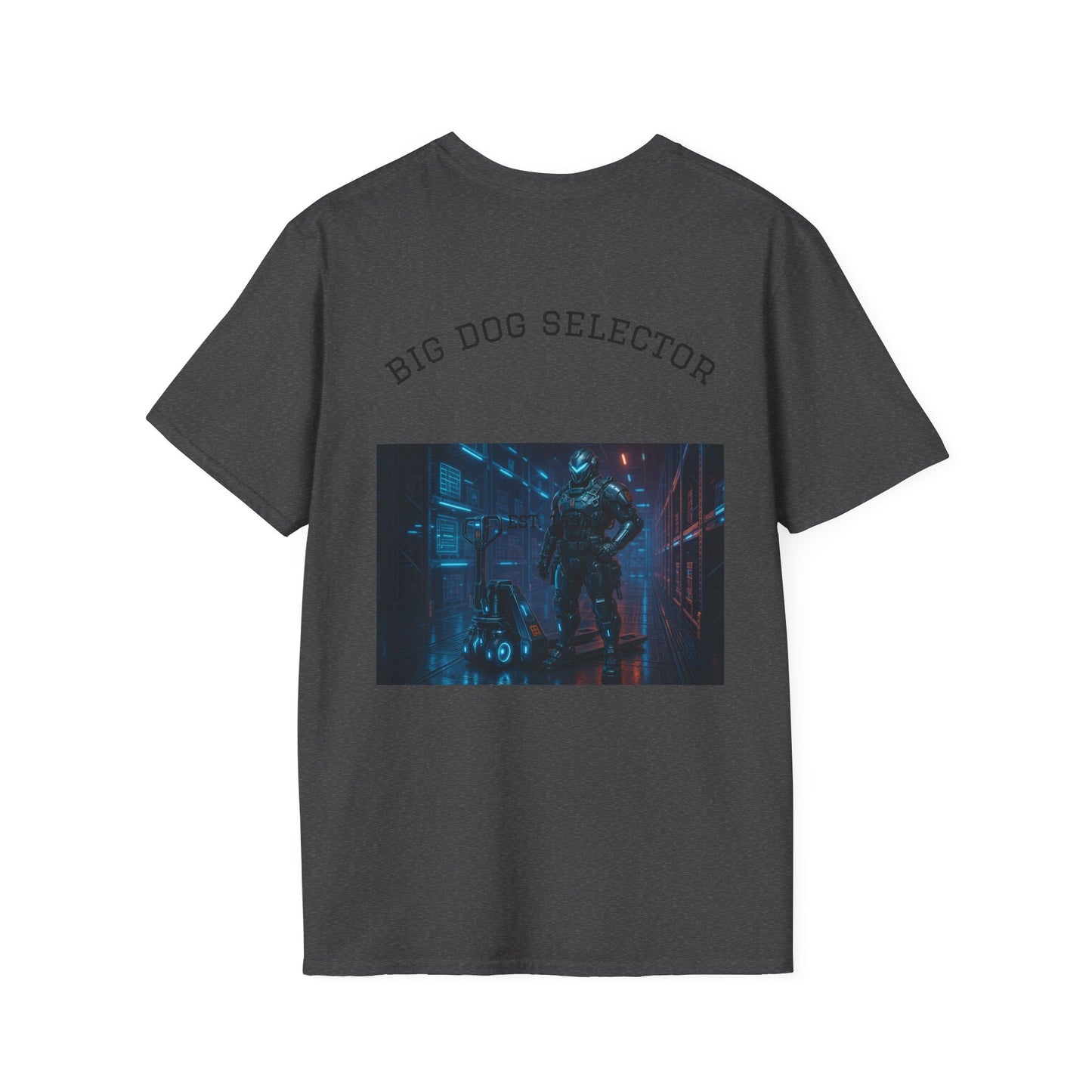 Big Dog Selector Unisex Softstyle T-Shirt, Graphic Tee, Casual Wear, Fun Gift, Streetwear, Everyday Outfit
