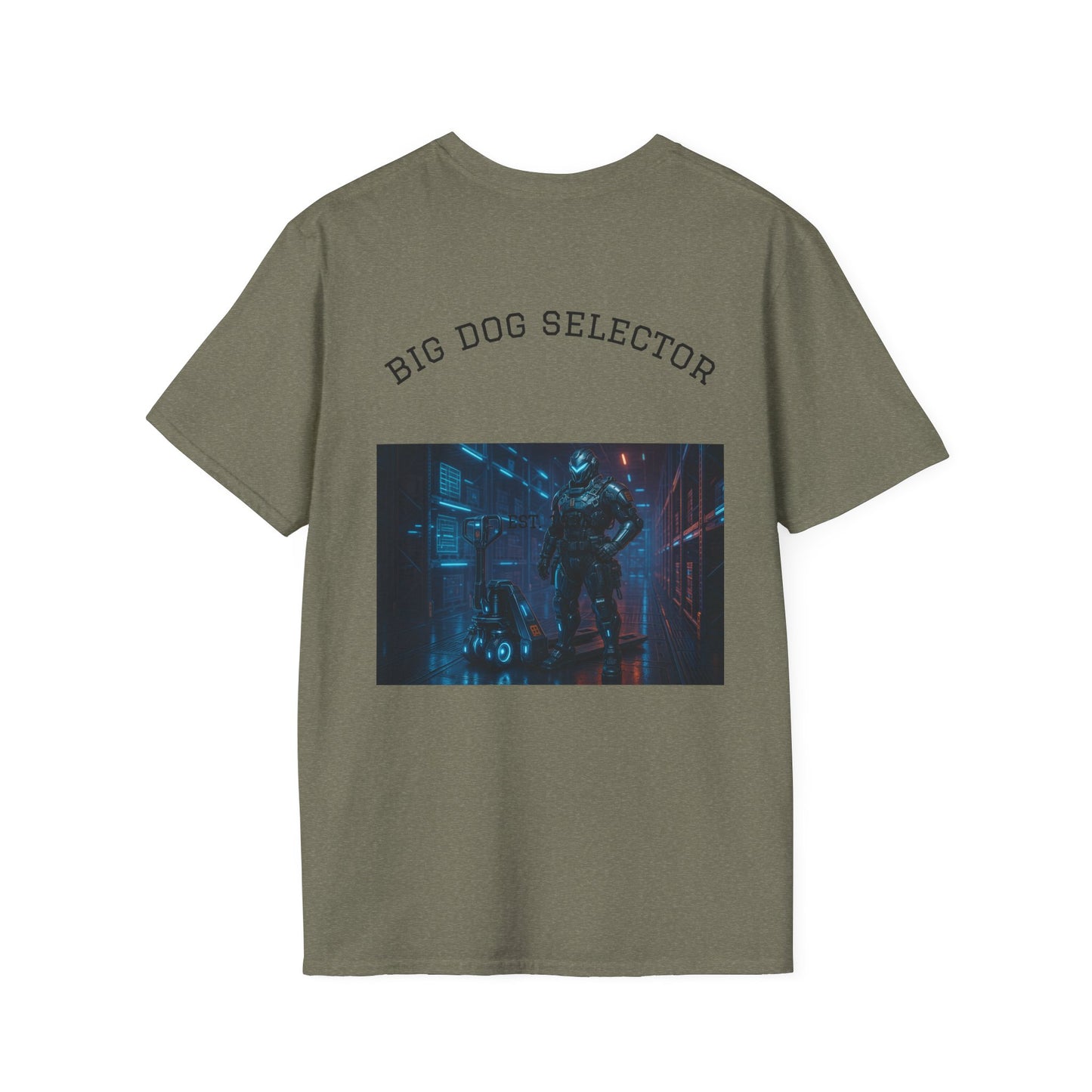 Big Dog Selector Unisex Softstyle T-Shirt, Graphic Tee, Casual Wear, Fun Gift, Streetwear, Everyday Outfit