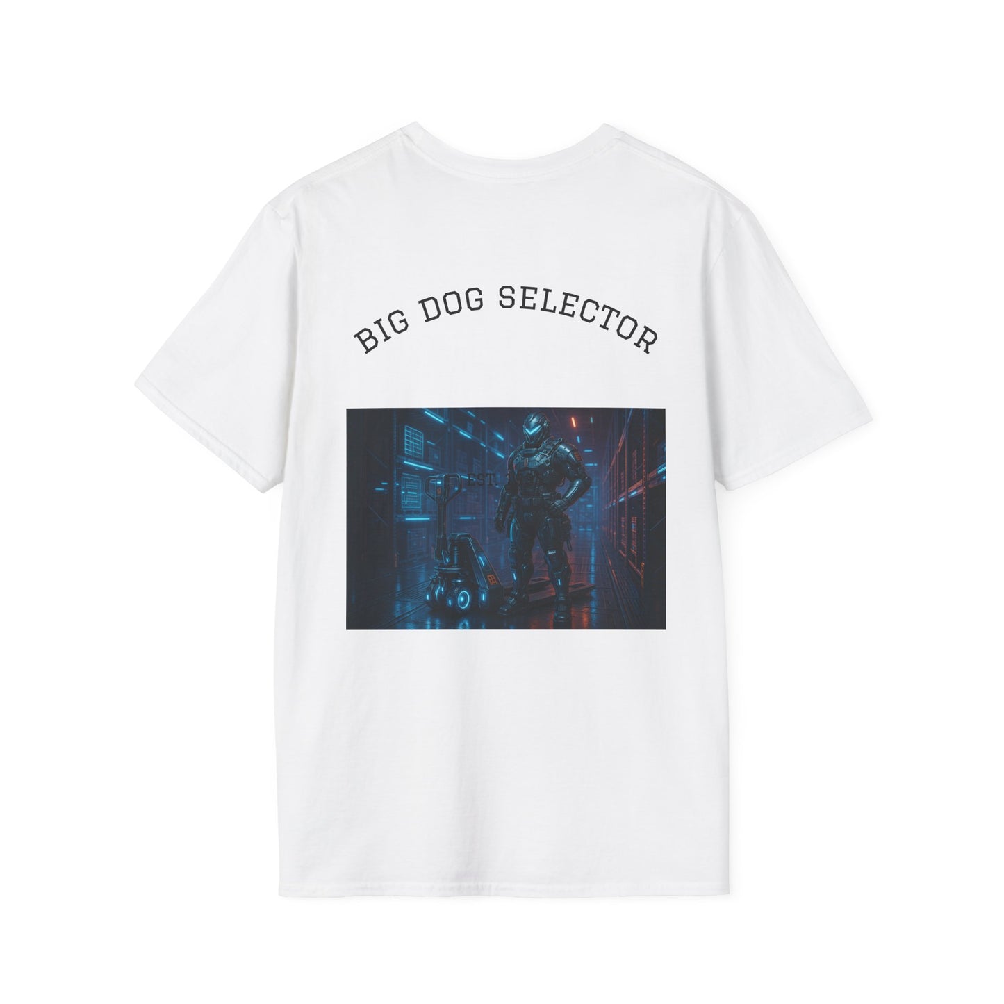 Big Dog Selector Unisex Softstyle T-Shirt, Graphic Tee, Casual Wear, Fun Gift, Streetwear, Everyday Outfit