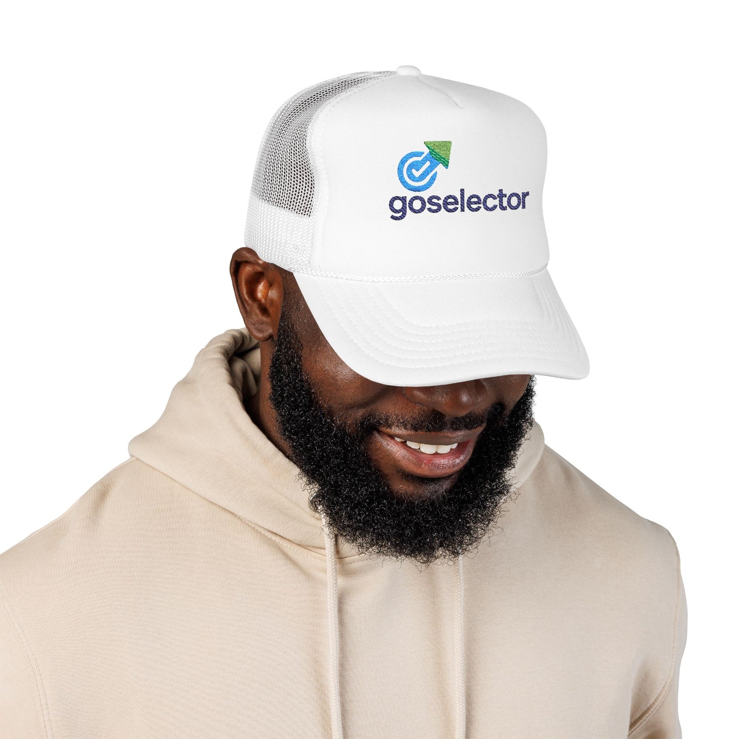 Embroidered Foam Trucker Hat | Stylish Cap for Outdoors, Sports, Gifts, Festivals, Casual Wear