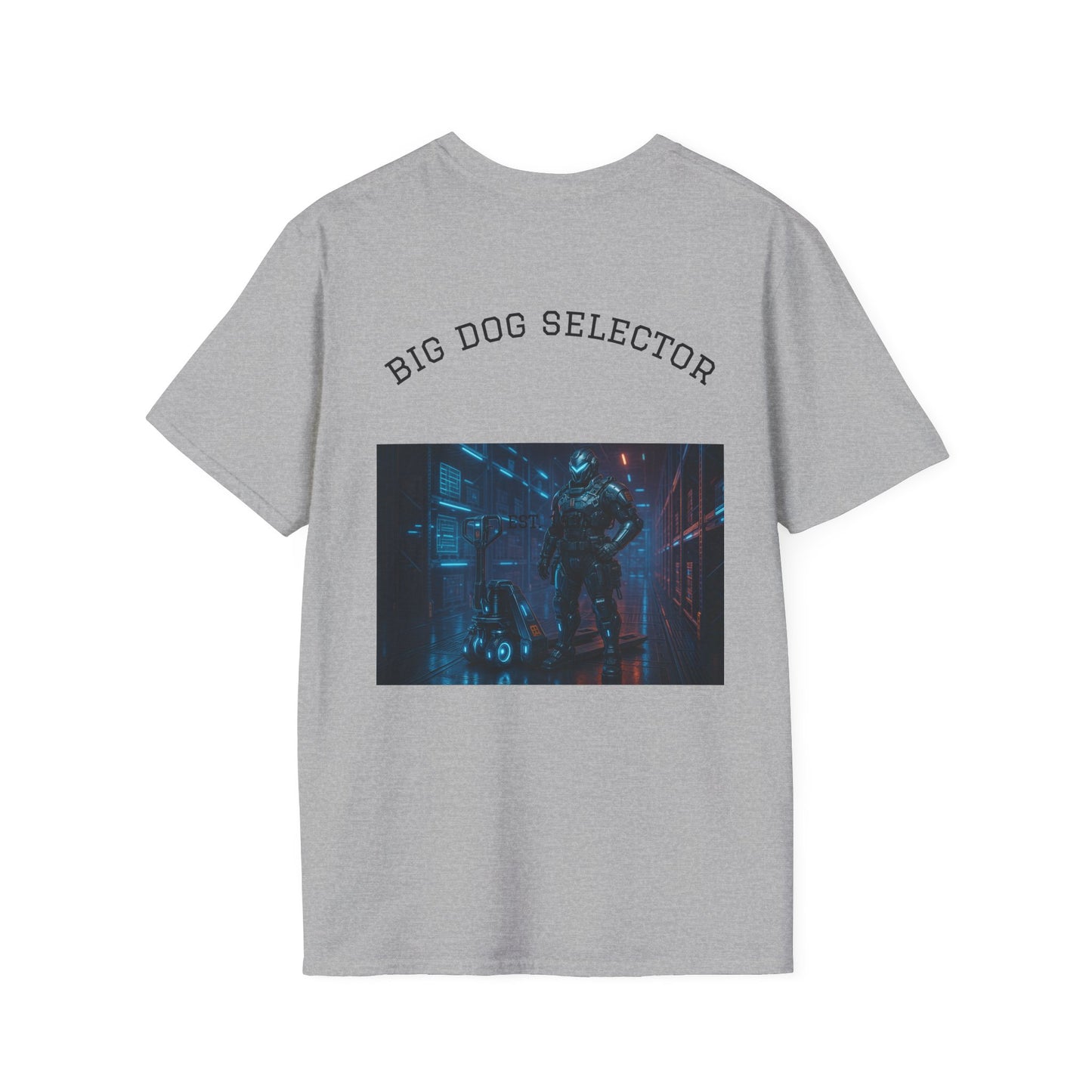 Big Dog Selector Unisex Softstyle T-Shirt, Graphic Tee, Casual Wear, Fun Gift, Streetwear, Everyday Outfit