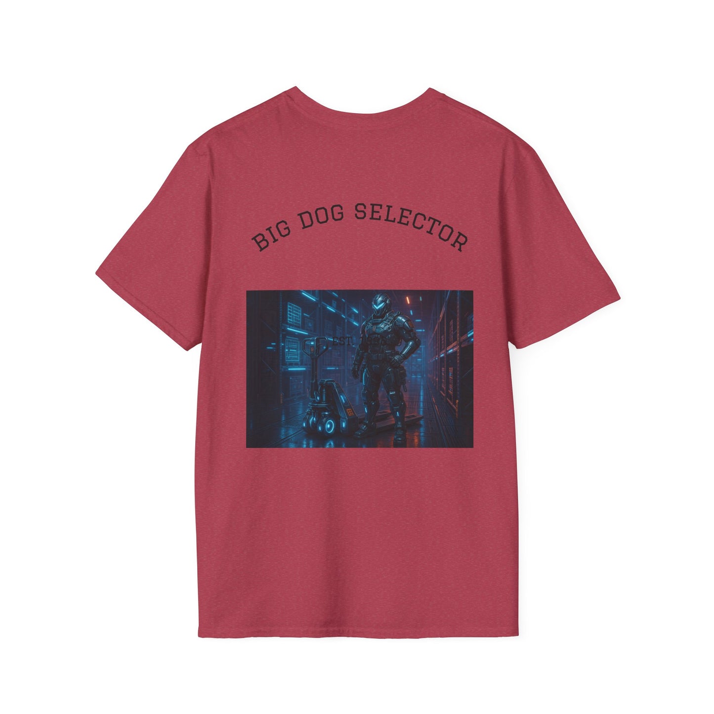 Big Dog Selector Unisex Softstyle T-Shirt, Graphic Tee, Casual Wear, Fun Gift, Streetwear, Everyday Outfit