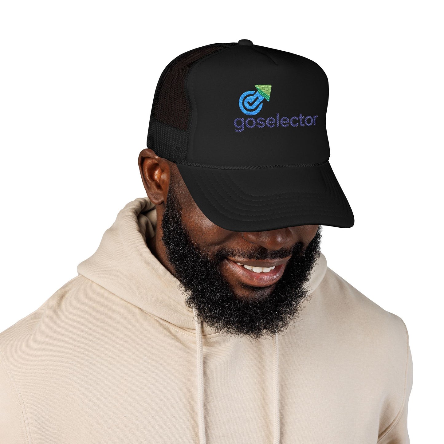 Embroidered Foam Trucker Hat | Stylish Cap for Outdoors, Sports, Gifts, Festivals, Casual Wear
