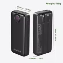 20000mAh Portable Charger 22.5W Fast Charging Power Bank 5 Output 2 Input for iPhone 16/15 Series Samsung Galaxy and More