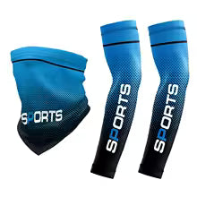 Men Ice Silk Cooling Arm Sleeves