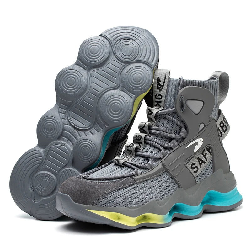 Men Work Safety Shoes Anti-puncture Working Sneakers Male Indestructible Work Shoes Steel Toe Lightweight Men Shoes Safety Boots