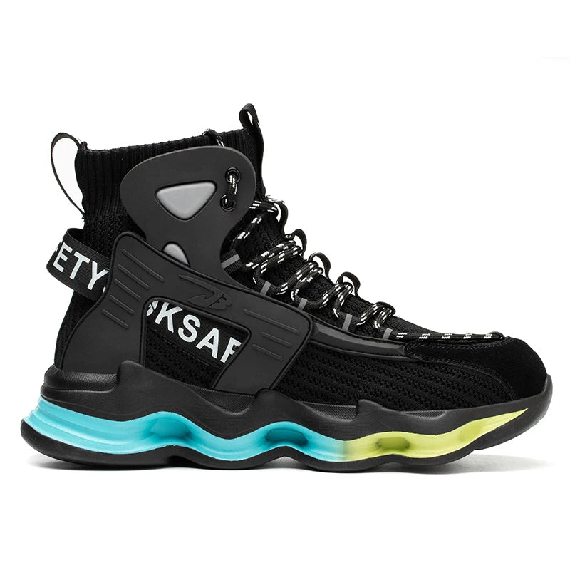 Men Work Safety Shoes Anti-puncture Working Sneakers Male Indestructible Work Shoes Steel Toe Lightweight Men Shoes Safety Boots