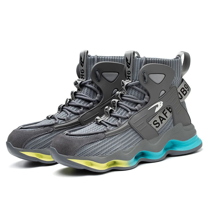 Men Work Safety Shoes Anti-puncture Working Sneakers Male Indestructible Work Shoes Steel Toe Lightweight Men Shoes Safety Boots