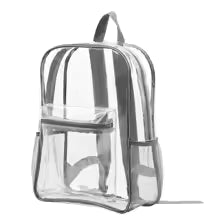 Visible Backpack Large Capacity Waterproof Shoulders Bag