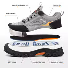 Safety Work Shoes Plastic Toe Safety Boots