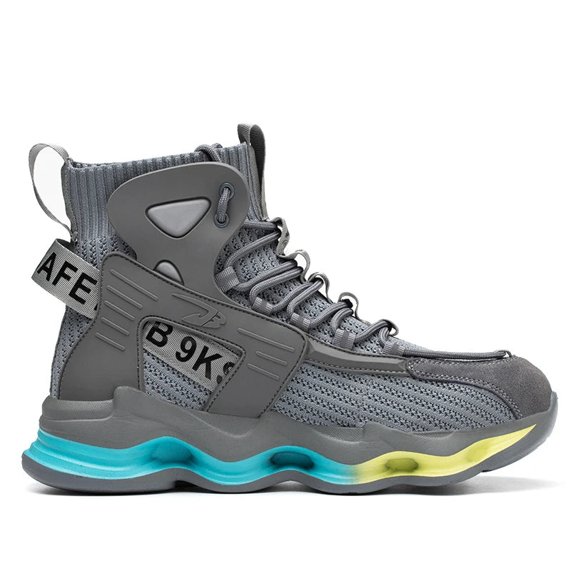 Men Work Safety Shoes Anti-puncture Working Sneakers Male Indestructible Work Shoes Steel Toe Lightweight Men Shoes Safety Boots