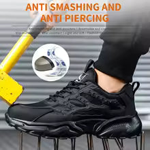 Work Safety Shoes For Men Lightweight Protective Work Sneakers