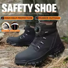 Waterproof Safety Boots Men Indestructible Steel Toe