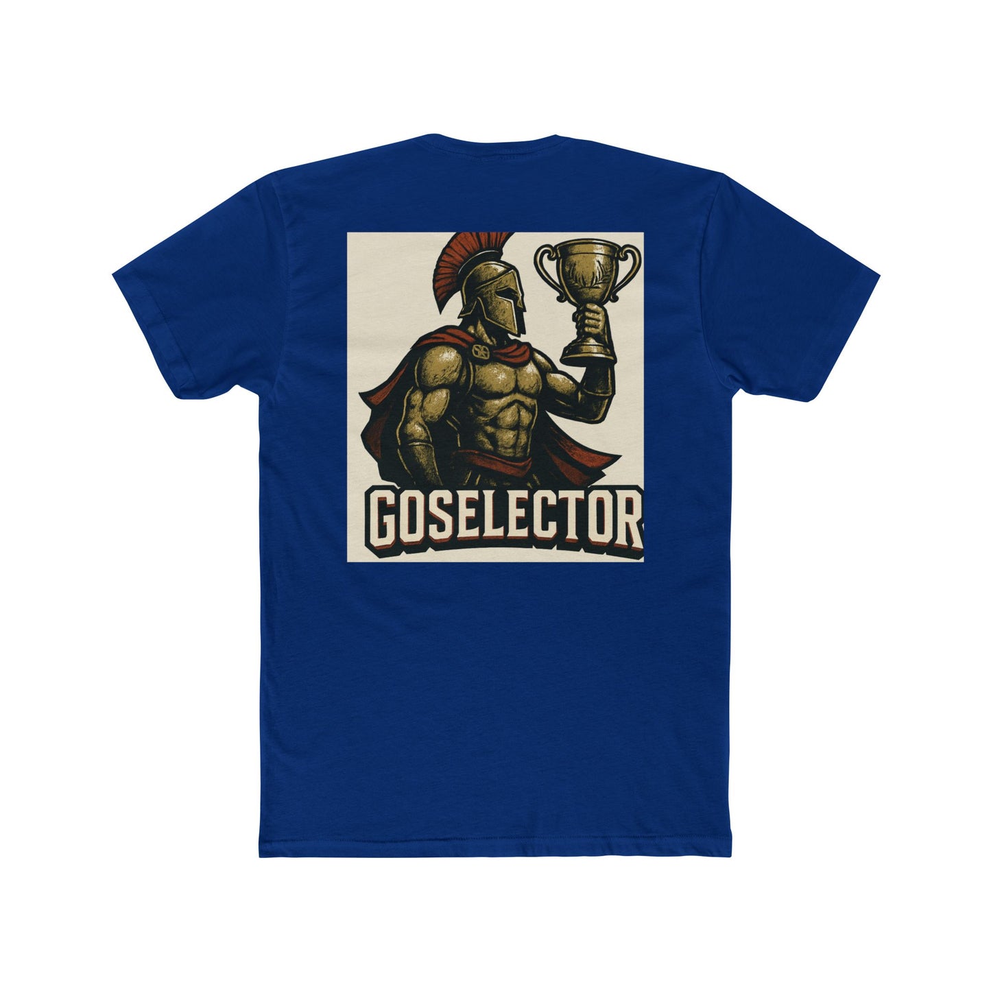 Goselector Unisex Cotton Crew Tee - Champion Spirit Design