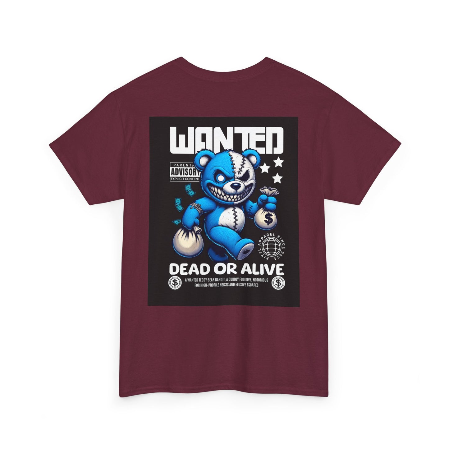 Vibrant Graphic Tee - 'XO XO Clown' & 'Wanted: Dead or Alive' Designs