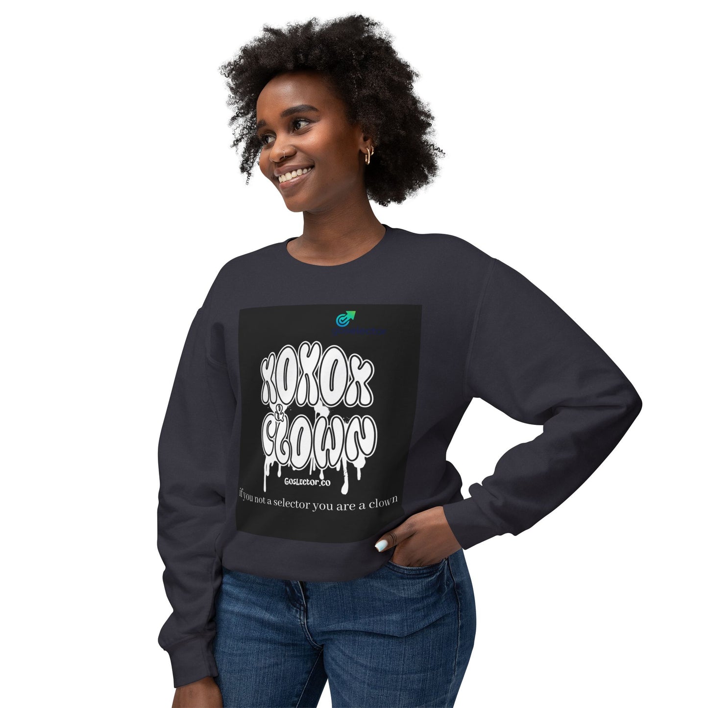 Funny Clown Crewneck Sweatshirt, Unisex Humor Top, Lightweight Sweatshirt for Adults, Perfect Gift for Birthdays, Parties, and Fun Days