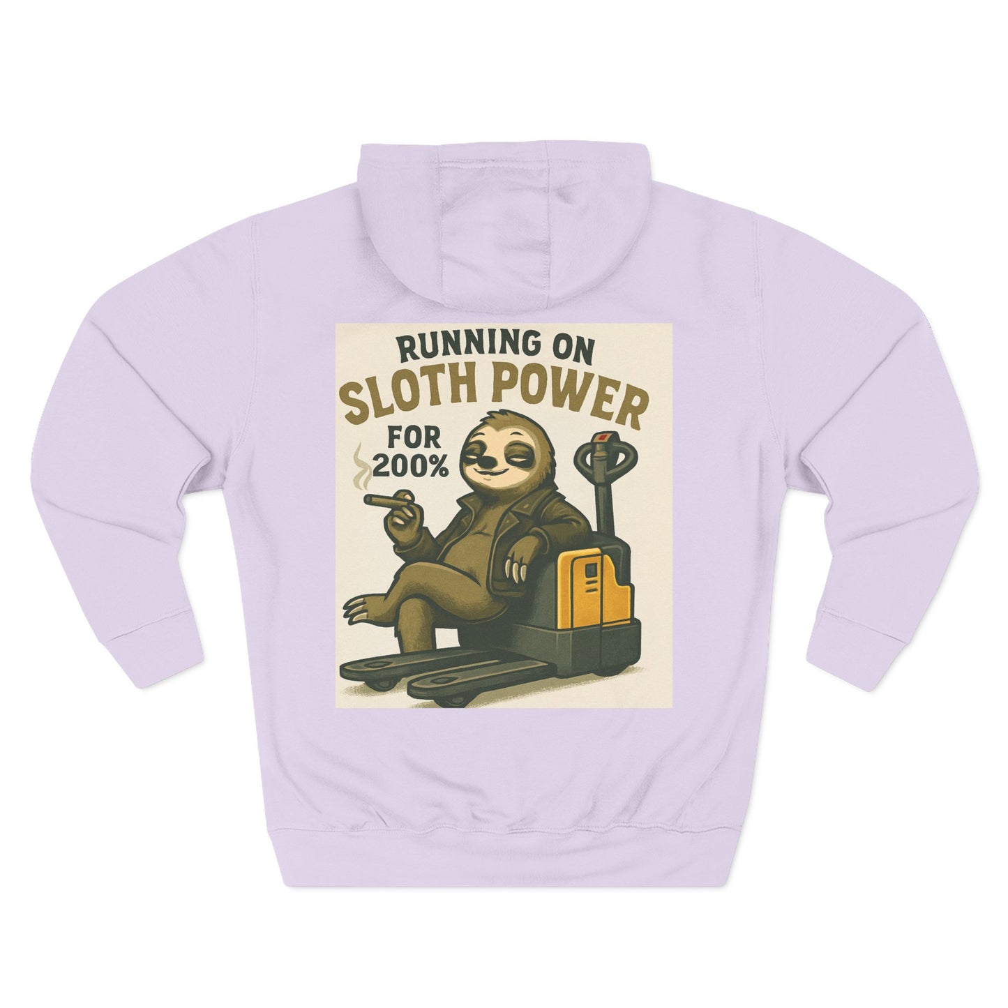 Sloth Power Fleece Hoodie