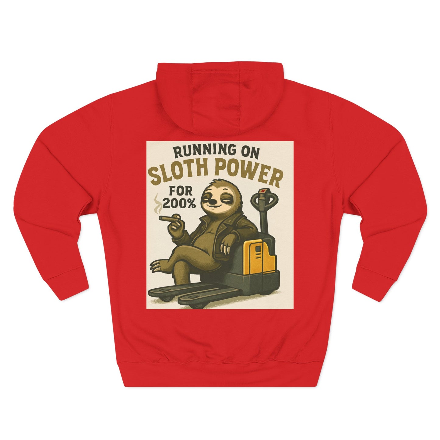 Sloth Power Fleece Hoodie
