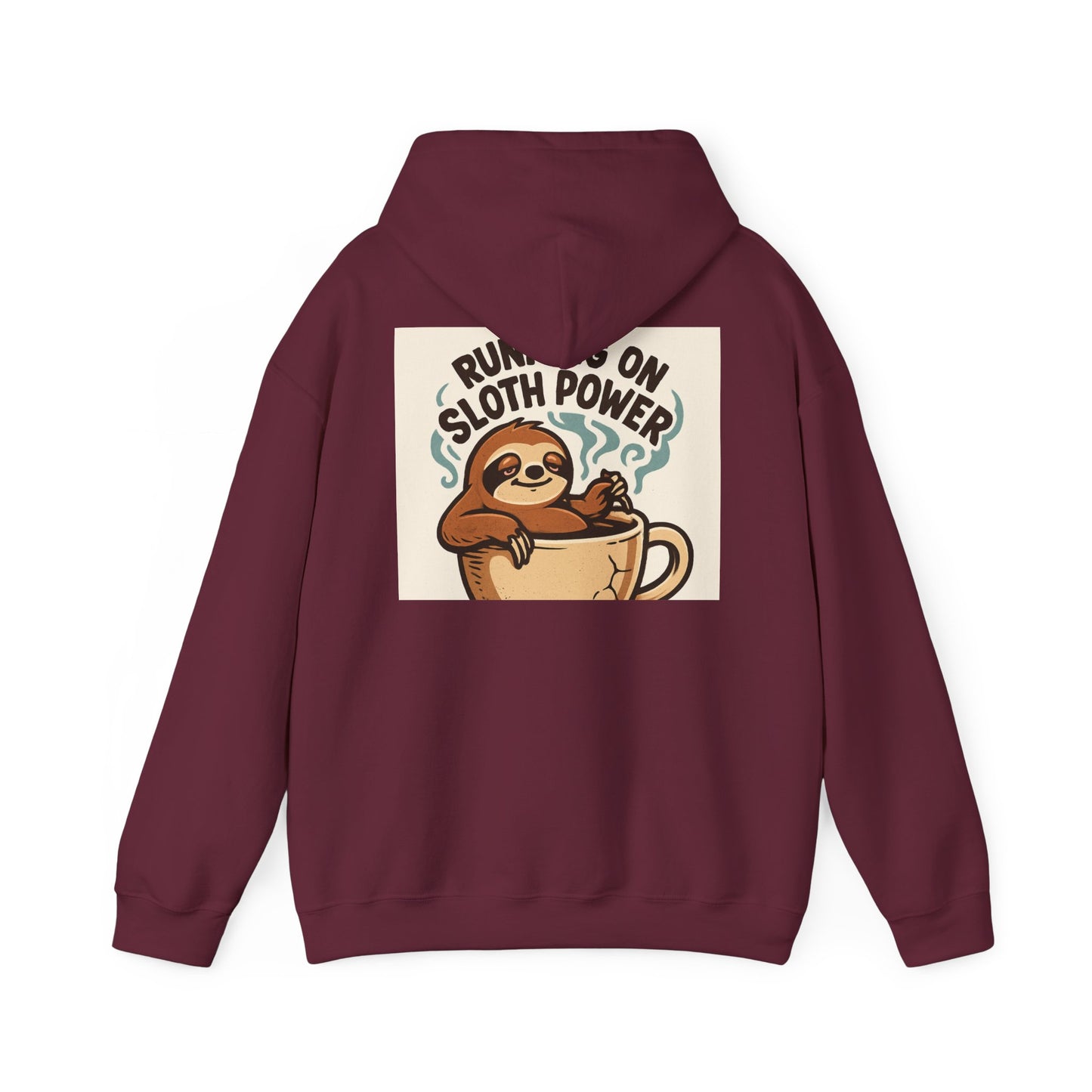 Sloth Power Hoodie - Comfortable Unisex Sweatshirt for Relaxed Vibes