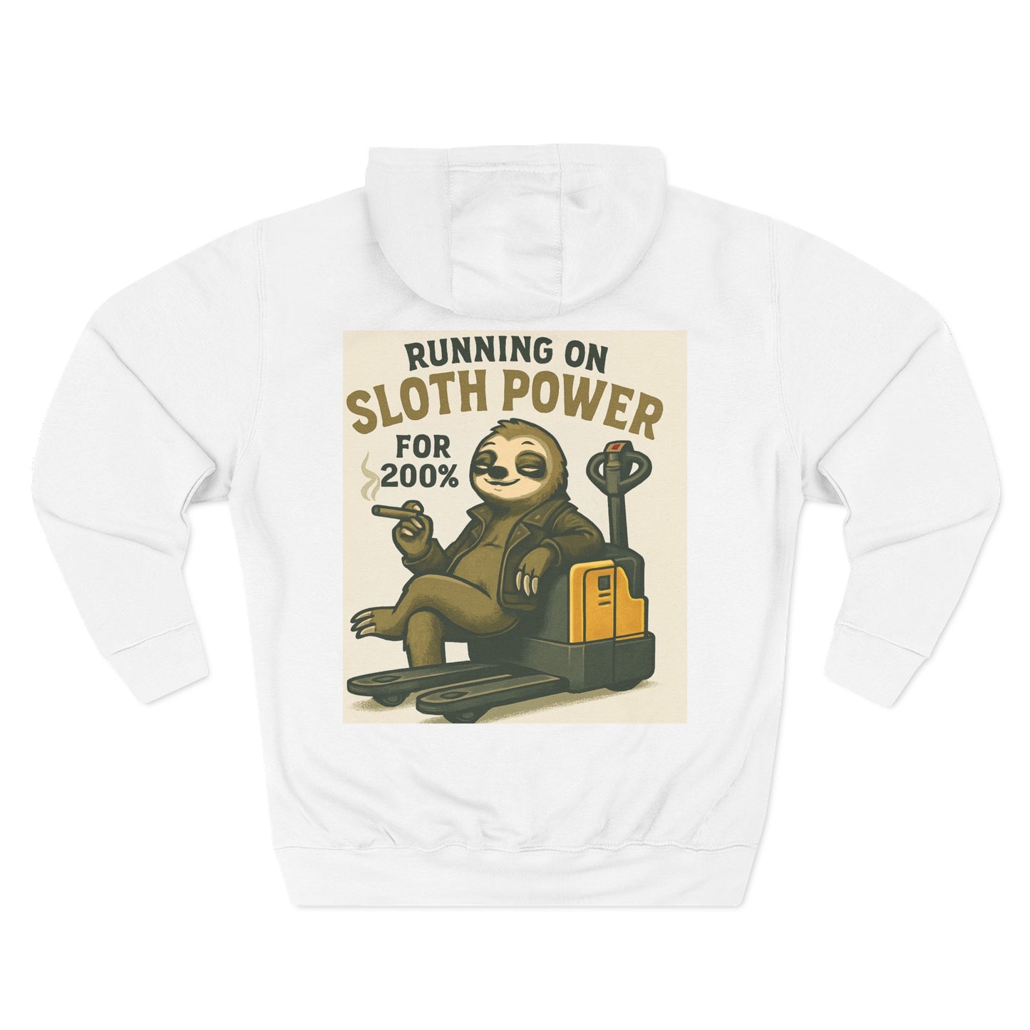 Sloth Power Fleece Hoodie