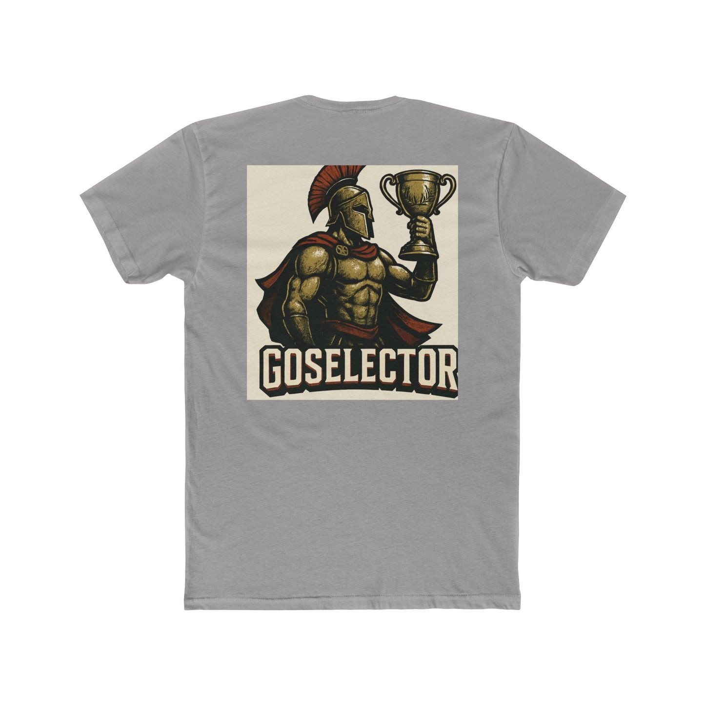 Goselector Unisex Cotton Crew Tee - Champion Spirit Design