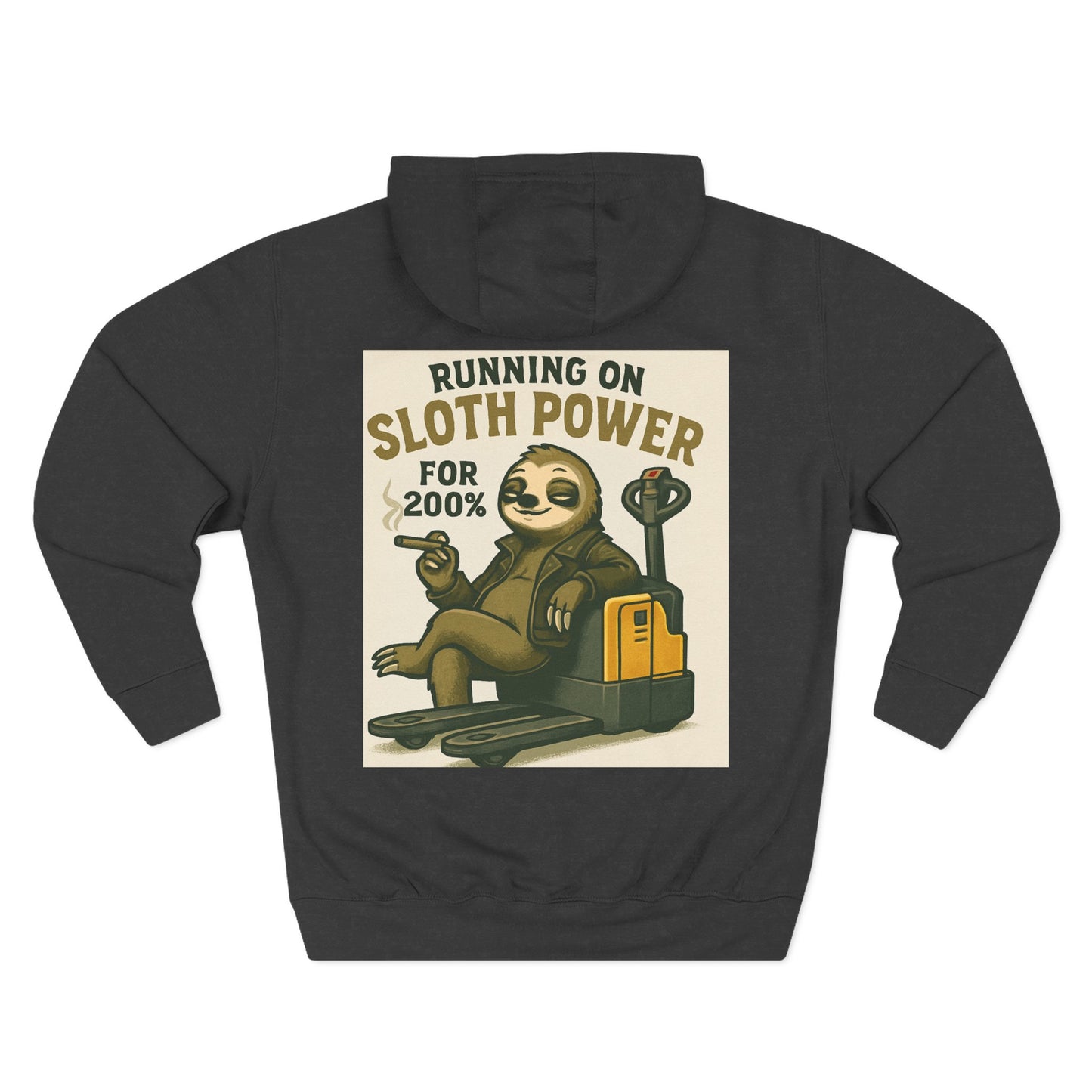 Sloth Power Fleece Hoodie