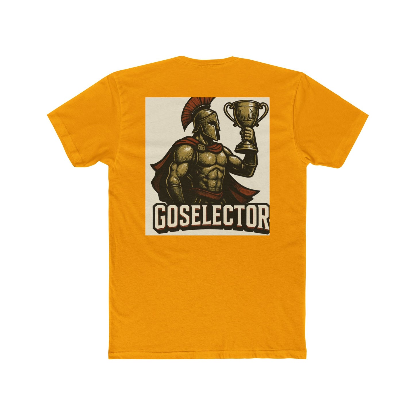 Goselector Unisex Cotton Crew Tee - Champion Spirit Design