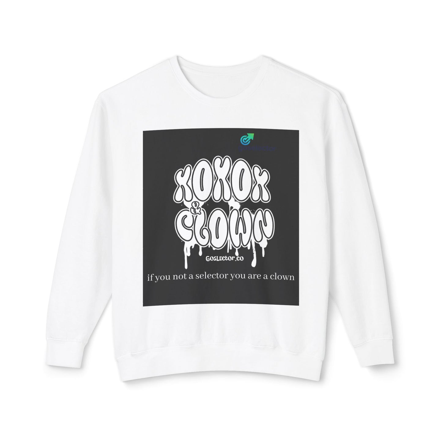 Funny Clown Crewneck Sweatshirt, Unisex Humor Top, Lightweight Sweatshirt for Adults, Perfect Gift for Birthdays, Parties, and Fun Days