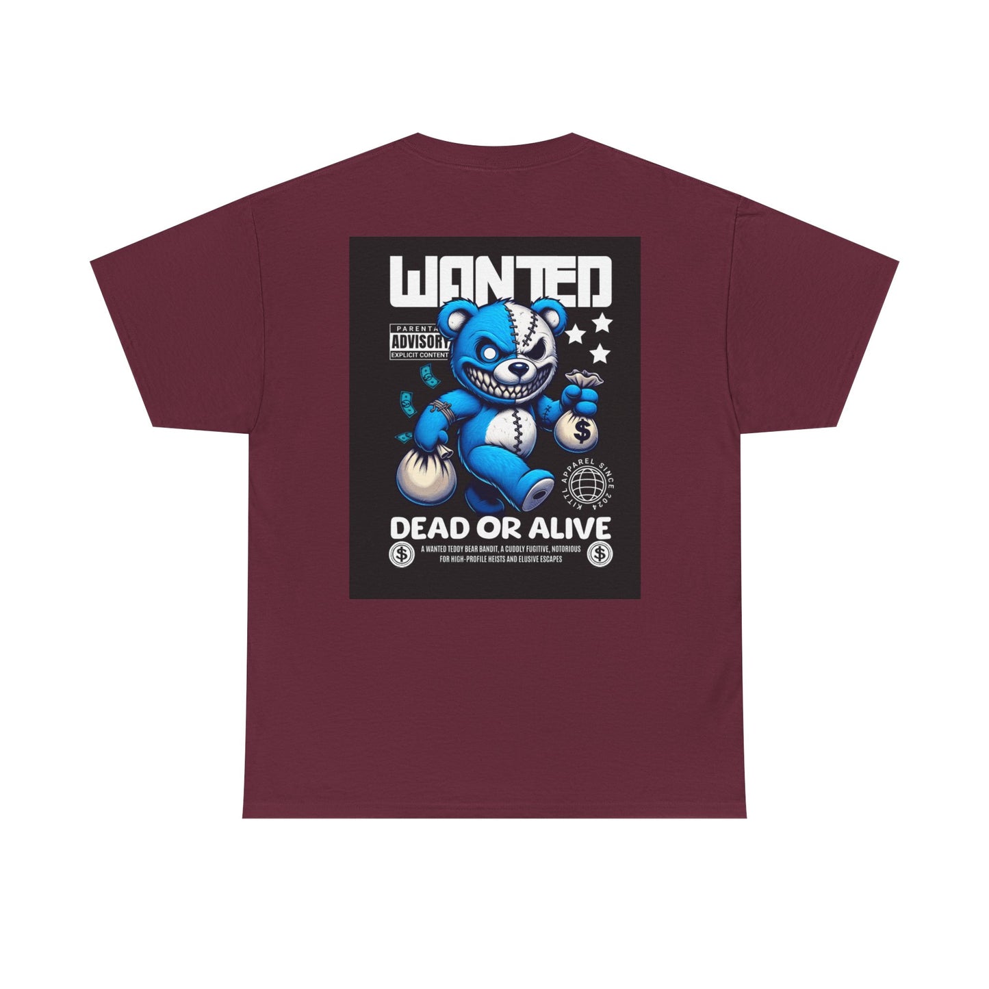 Vibrant Graphic Tee - 'XO XO Clown' & 'Wanted: Dead or Alive' Designs