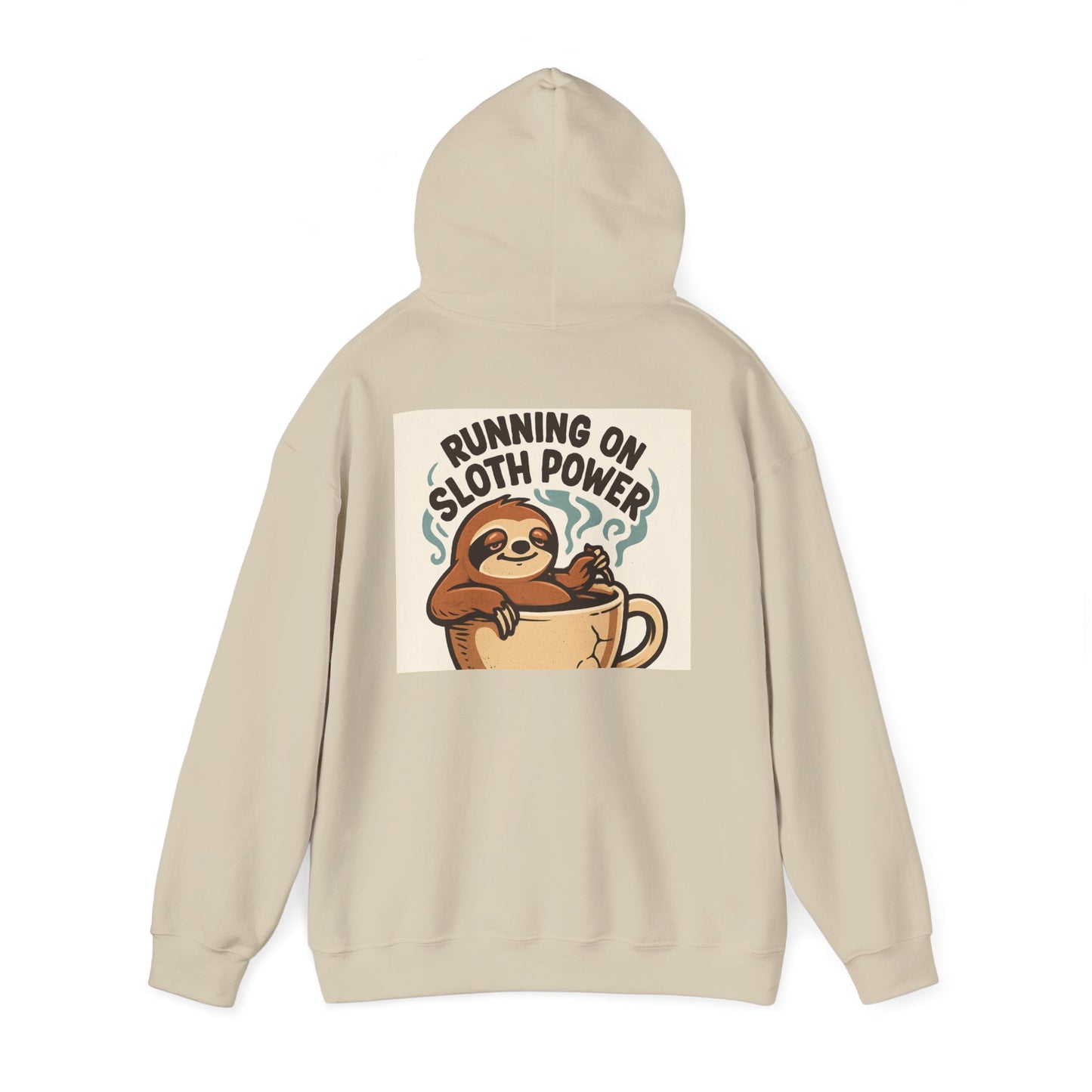 Sloth Power Hoodie - Comfortable Unisex Sweatshirt for Relaxed Vibes