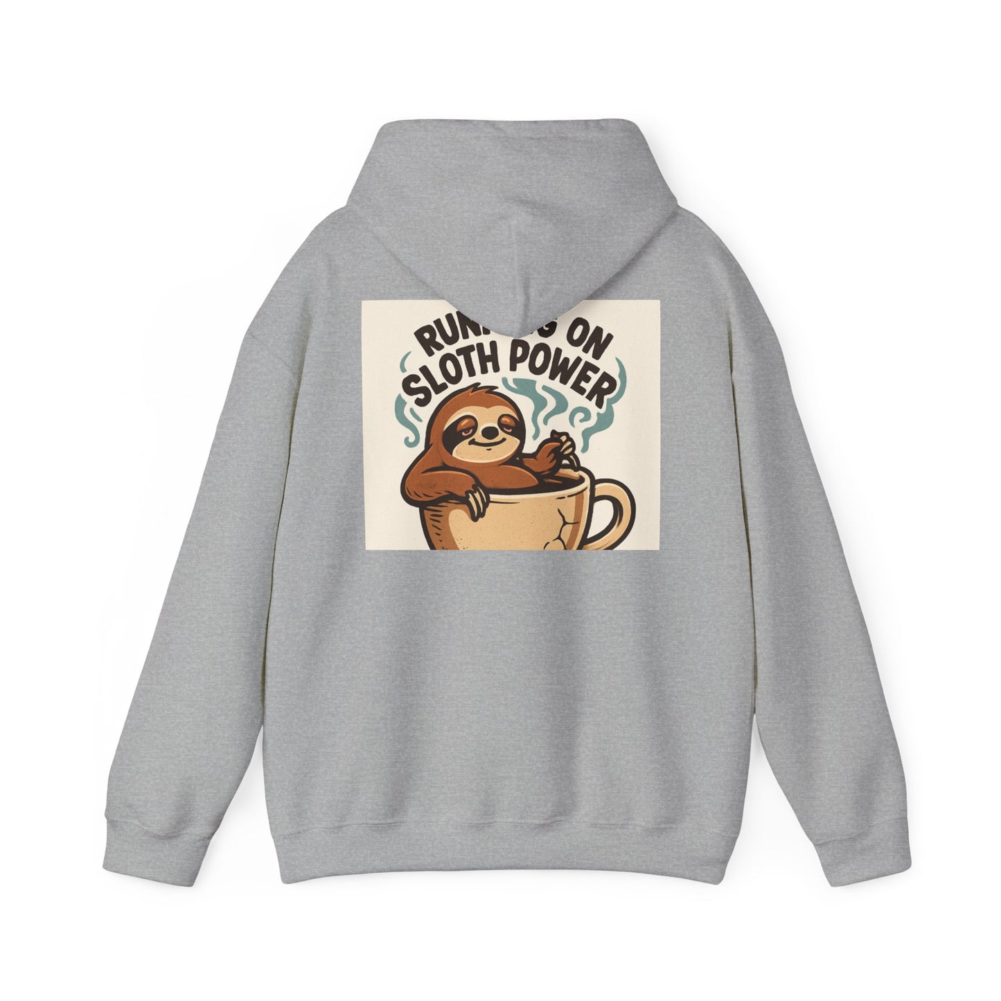 Sloth Power Hoodie - Comfortable Unisex Sweatshirt for Relaxed Vibes
