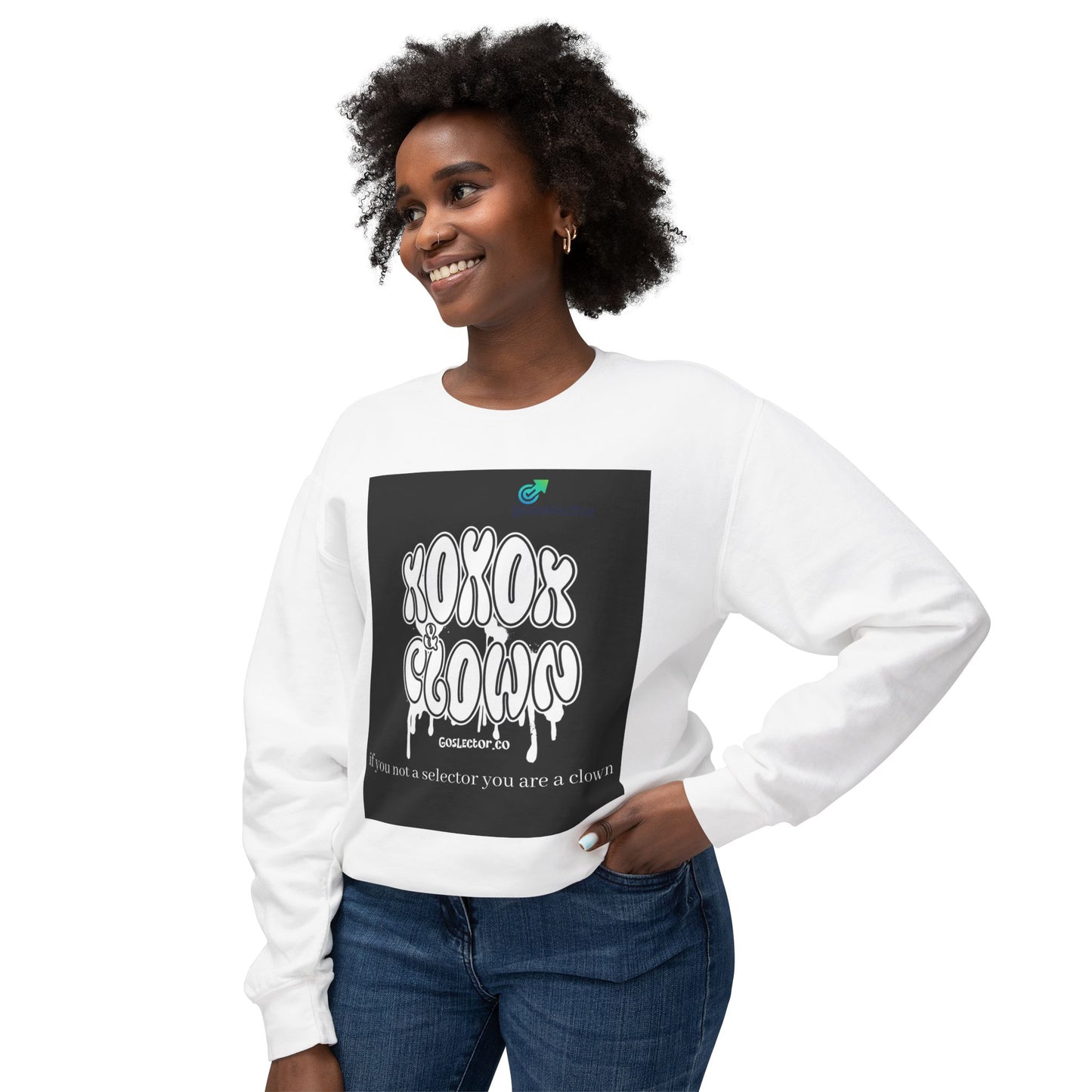 Funny Clown Crewneck Sweatshirt, Unisex Humor Top, Lightweight Sweatshirt for Adults, Perfect Gift for Birthdays, Parties, and Fun Days
