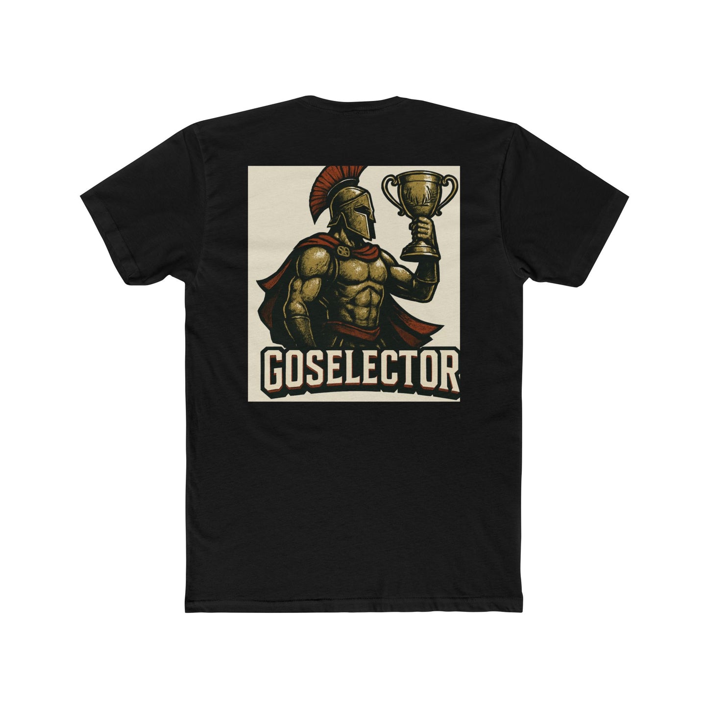 Goselector Unisex Cotton Crew Tee - Champion Spirit Design