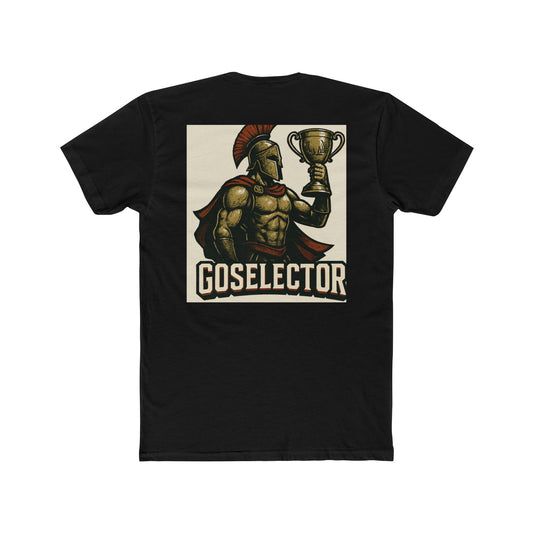 Goselector Unisex Cotton Crew Tee - Champion Spirit Design