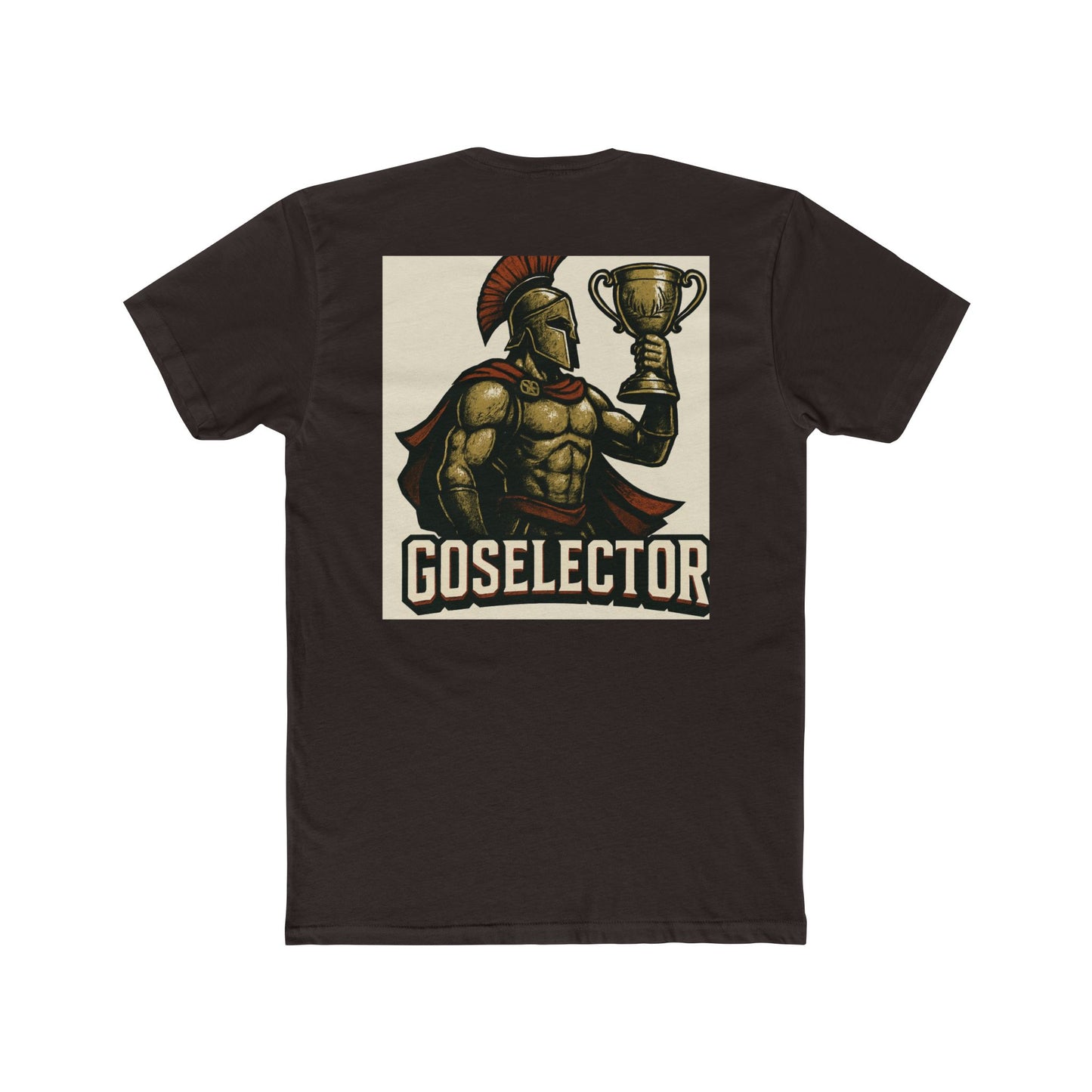 Goselector Unisex Cotton Crew Tee - Champion Spirit Design