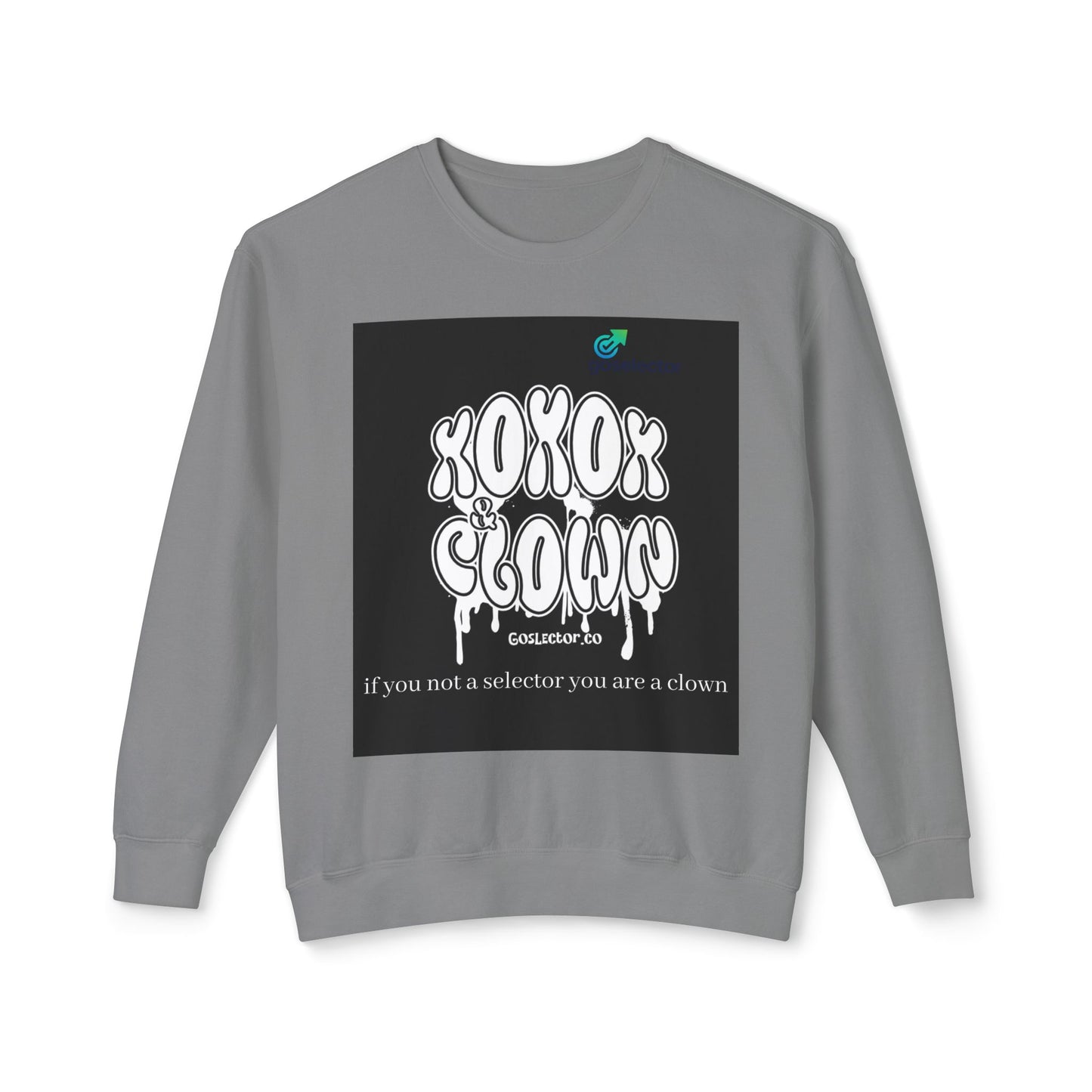 Funny Clown Crewneck Sweatshirt, Unisex Humor Top, Lightweight Sweatshirt for Adults, Perfect Gift for Birthdays, Parties, and Fun Days