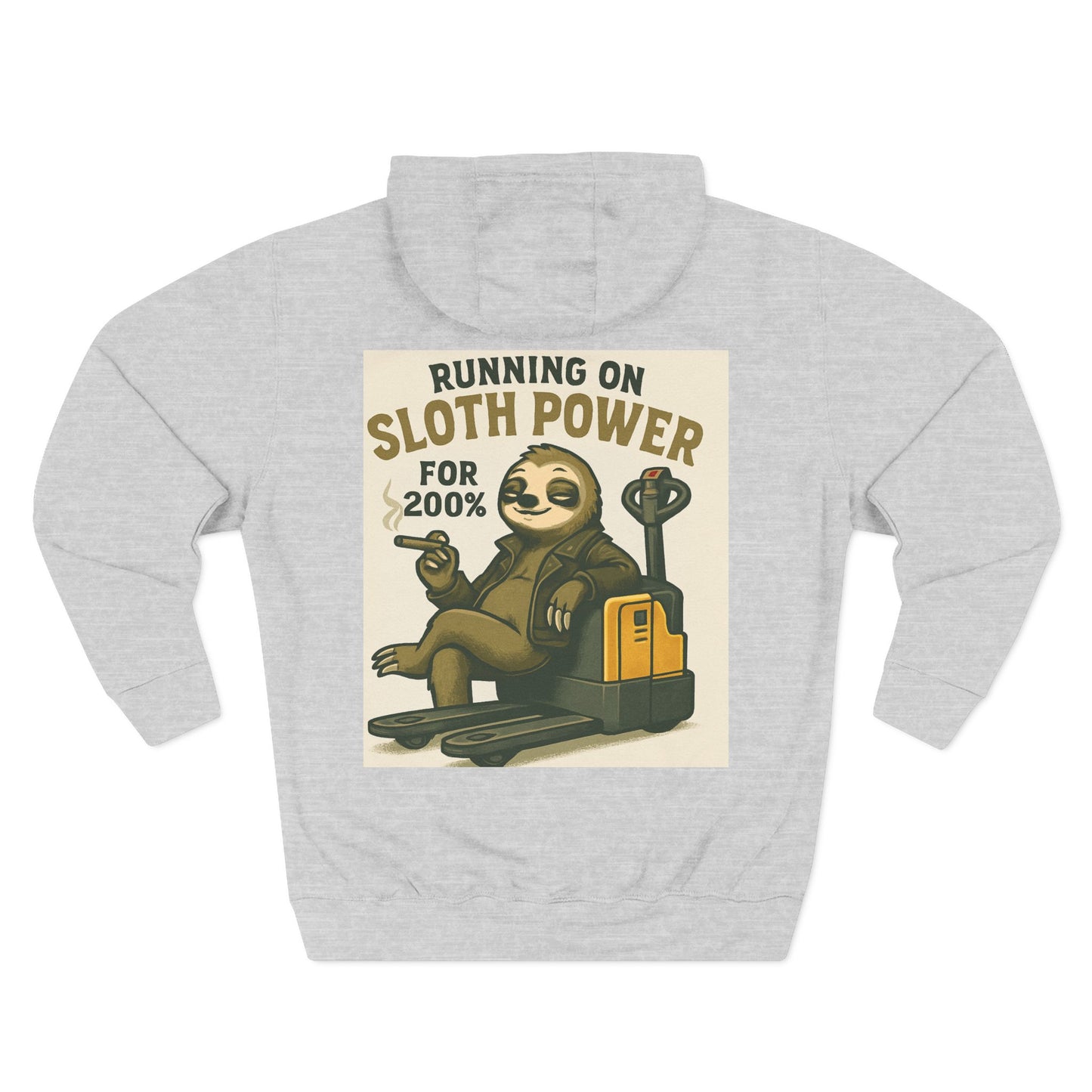 Sloth Power Fleece Hoodie