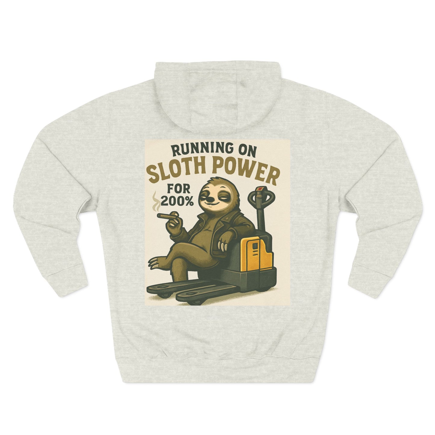 Sloth Power Fleece Hoodie