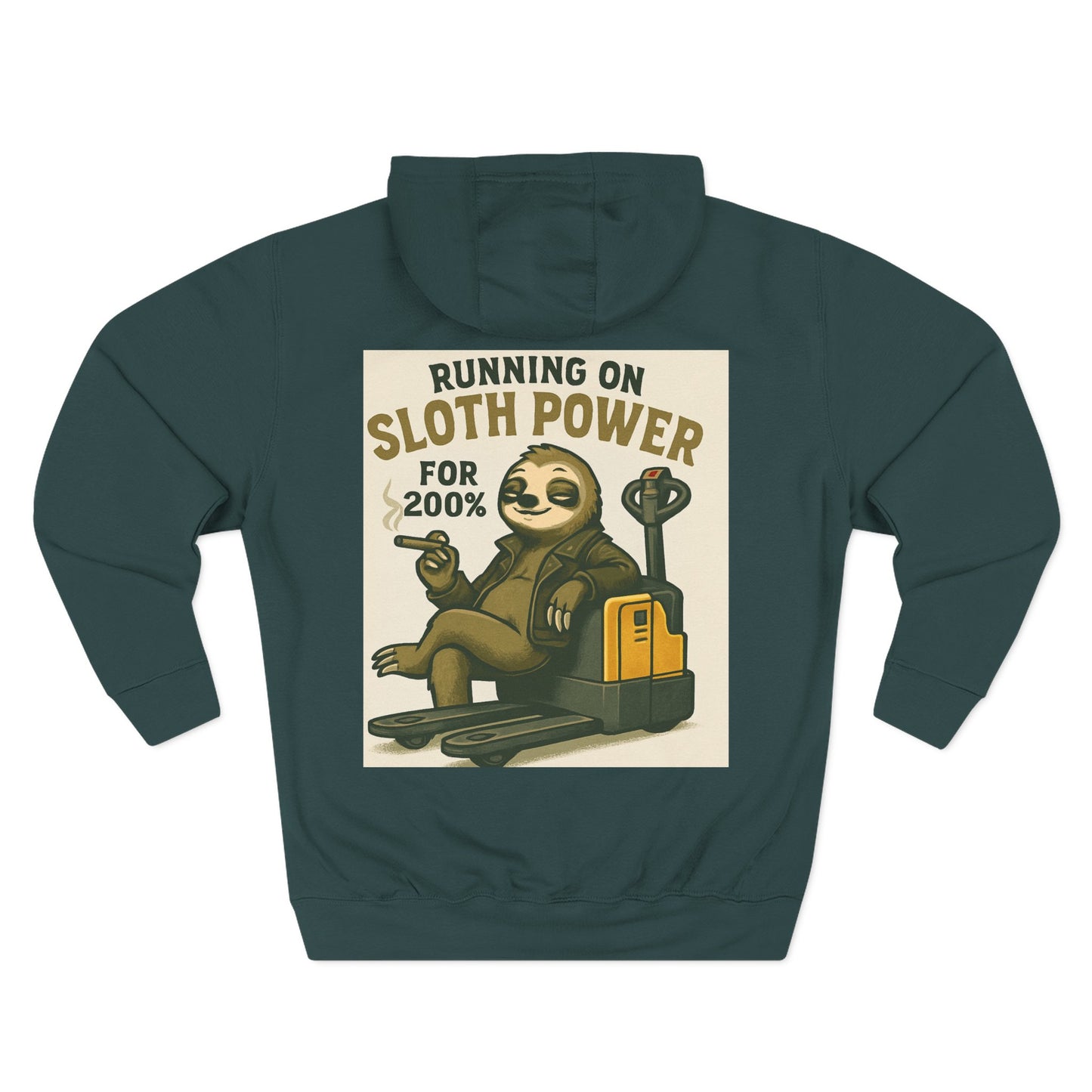 Sloth Power Fleece Hoodie