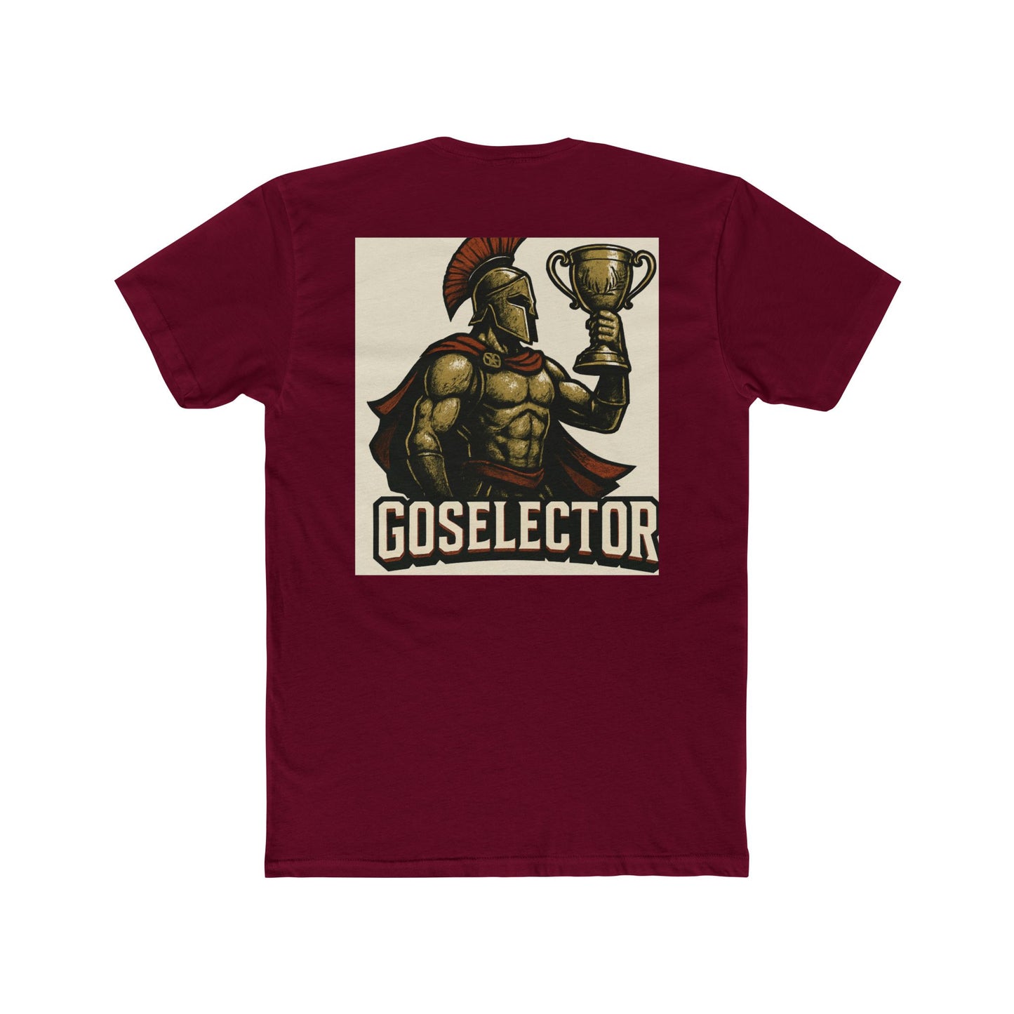 Goselector Unisex Cotton Crew Tee - Champion Spirit Design