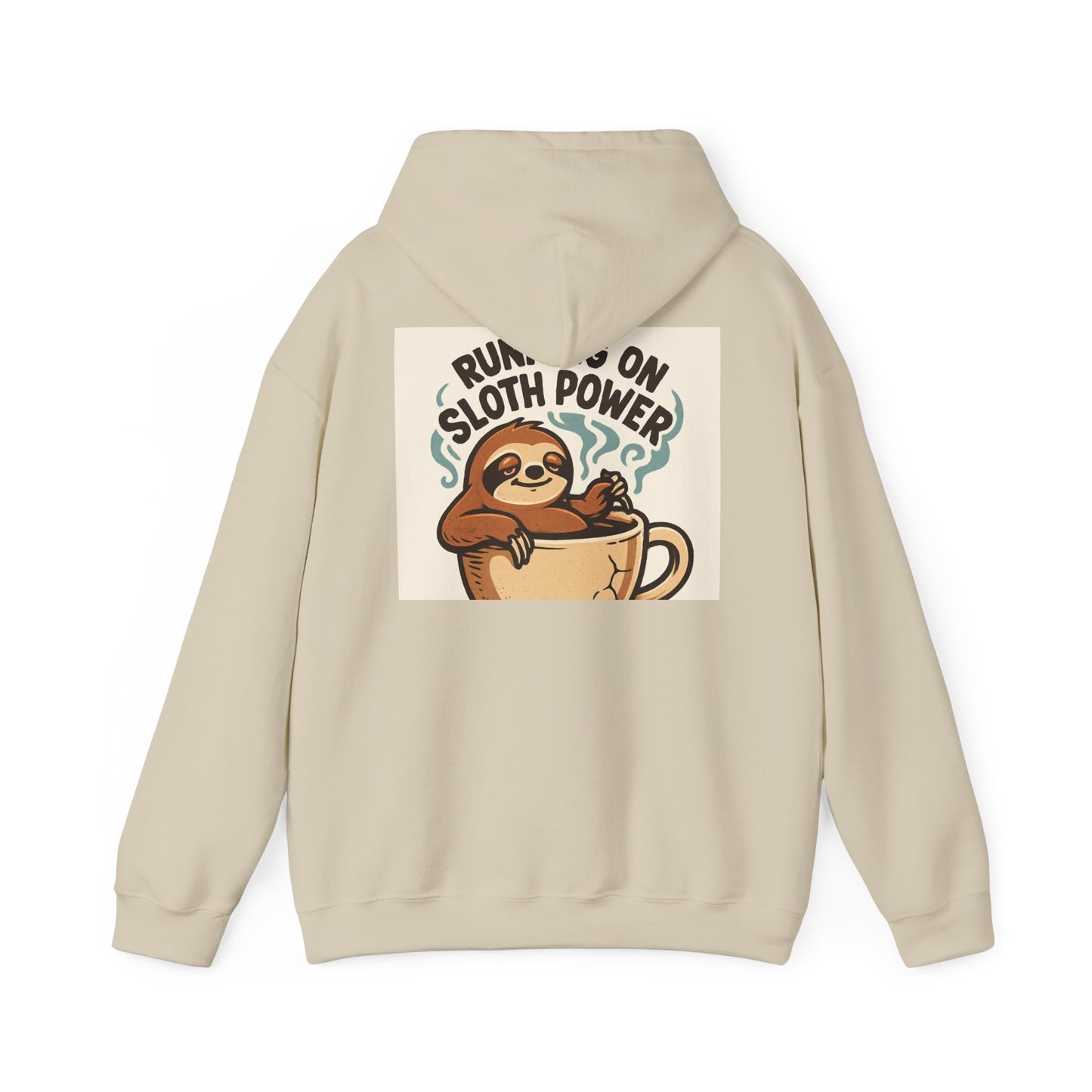 Sloth Power Hoodie - Comfortable Unisex Sweatshirt for Relaxed Vibes