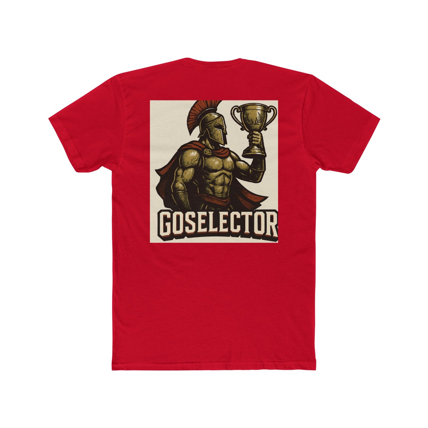 Goselector Unisex Cotton Crew Tee - Champion Spirit Design