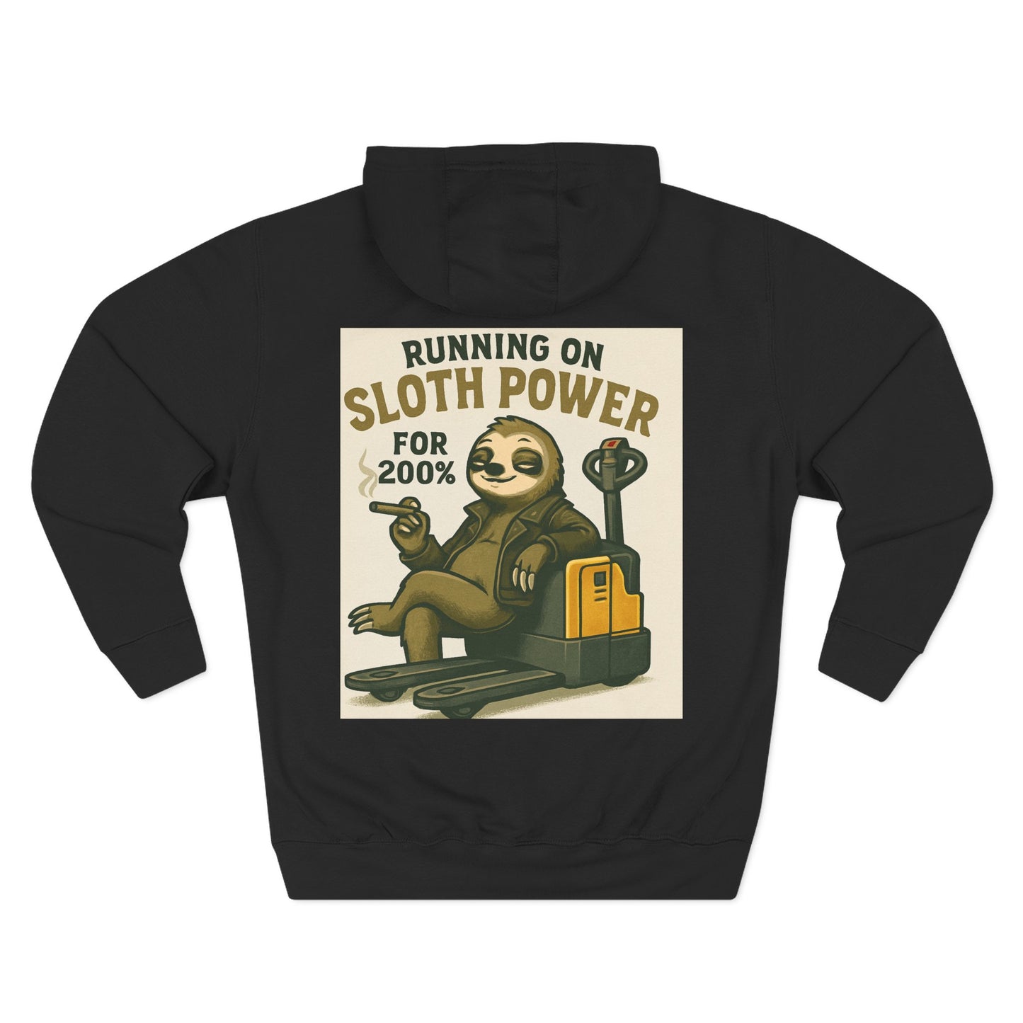 Sloth Power Fleece Hoodie