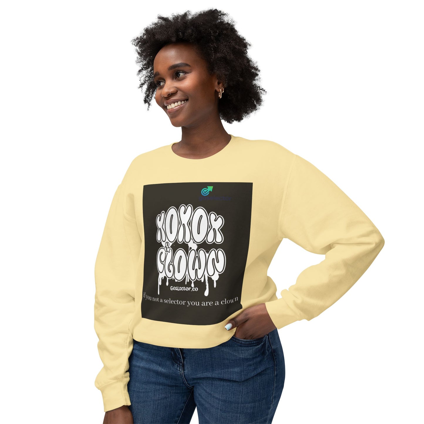 Funny Clown Crewneck Sweatshirt, Unisex Humor Top, Lightweight Sweatshirt for Adults, Perfect Gift for Birthdays, Parties, and Fun Days