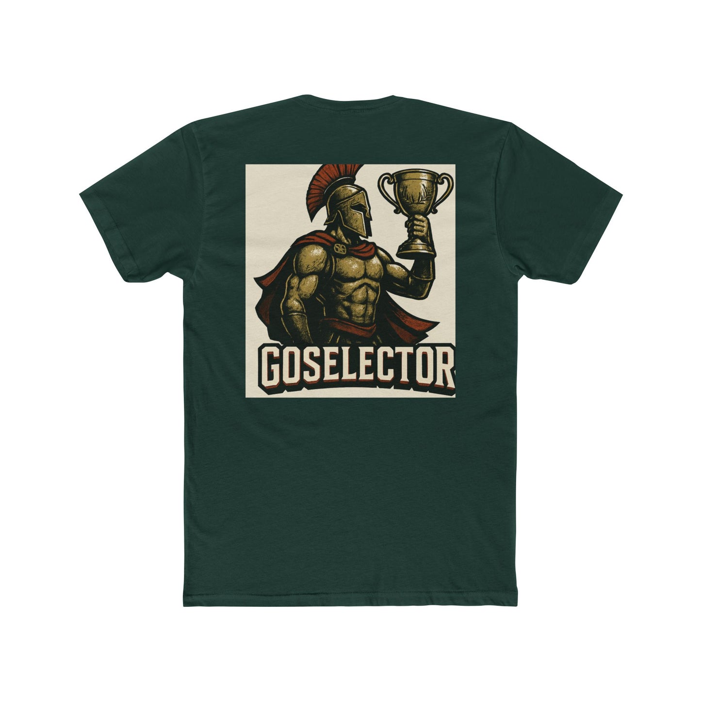 Goselector Unisex Cotton Crew Tee - Champion Spirit Design