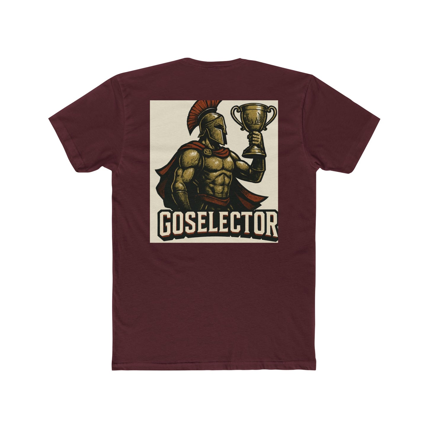 Goselector Unisex Cotton Crew Tee - Champion Spirit Design
