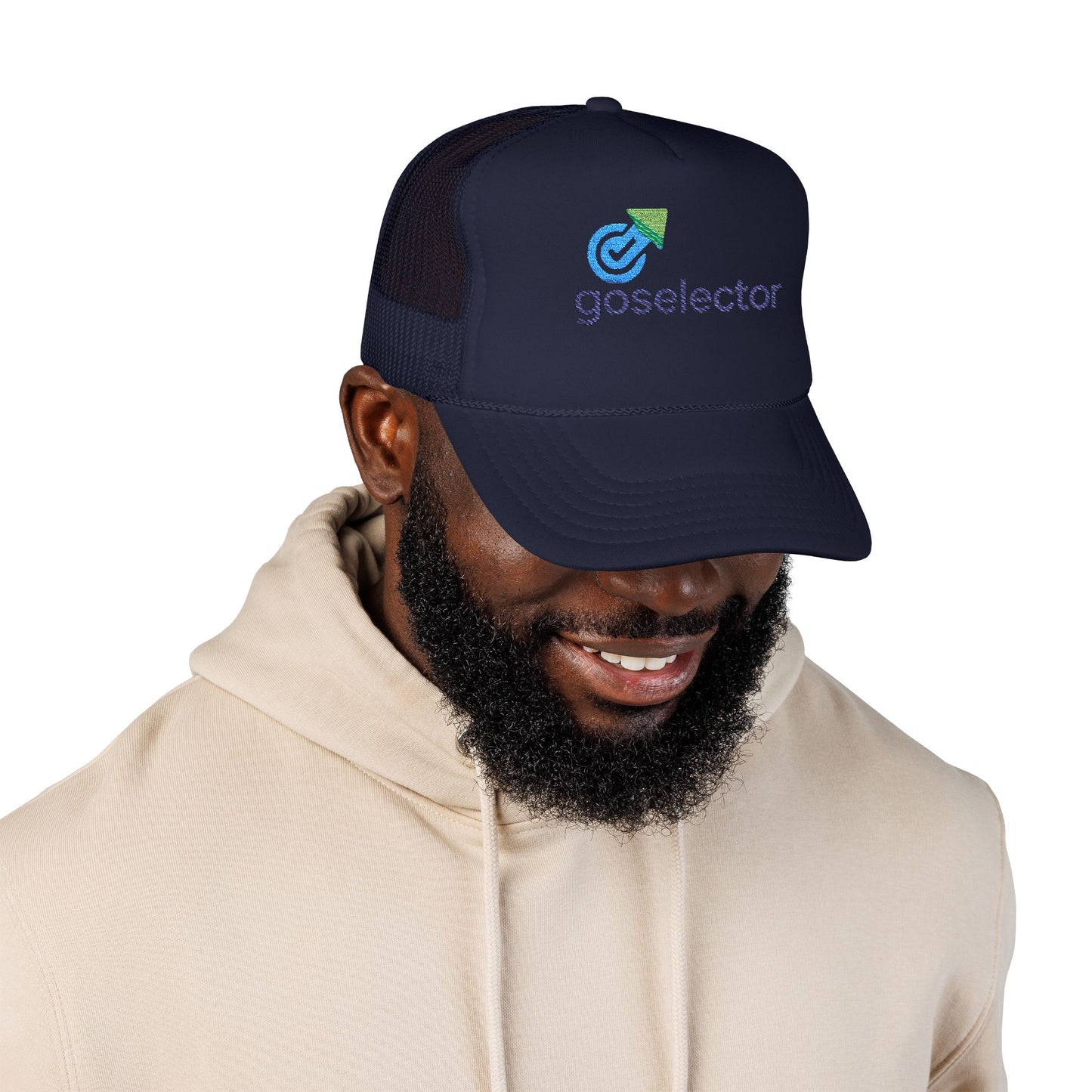 Embroidered Foam Trucker Hat | Stylish Cap for Outdoors, Sports, Gifts, Festivals, Casual Wear